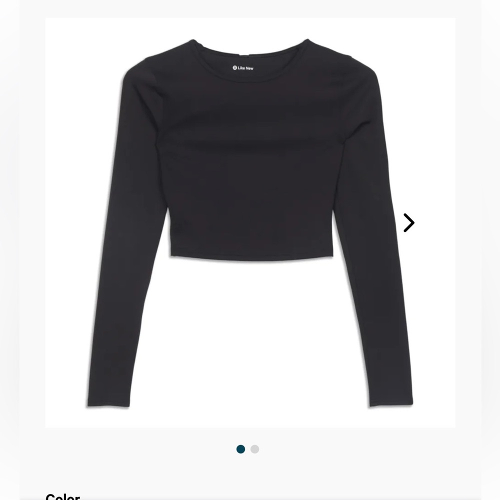 Lululemon Logo Elastic Long Sleeve Shirt